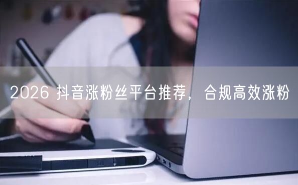 2026 抖音涨粉丝平台推荐，合规高效涨