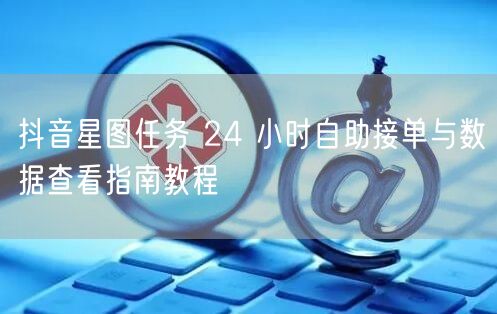 抖音星图任务 24 小时自助接单与数据查