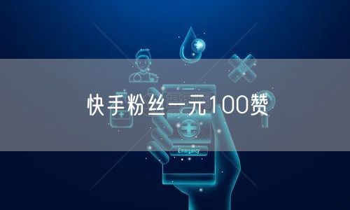快手粉丝一元100赞