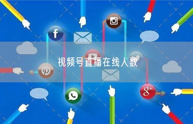 视频号直播在线人数
