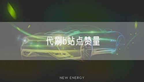 代刷b站点赞量