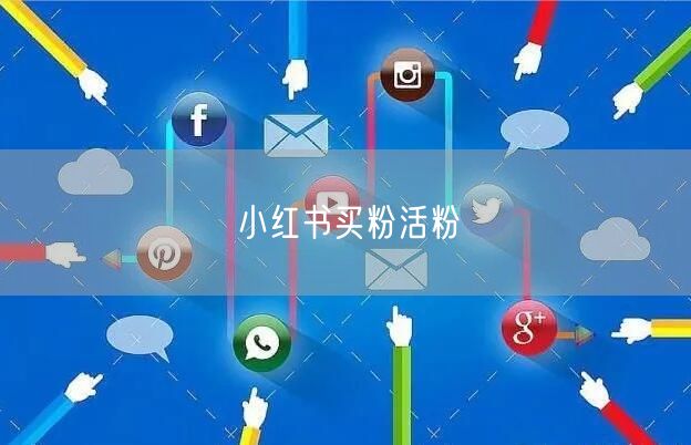 小红书买粉活粉