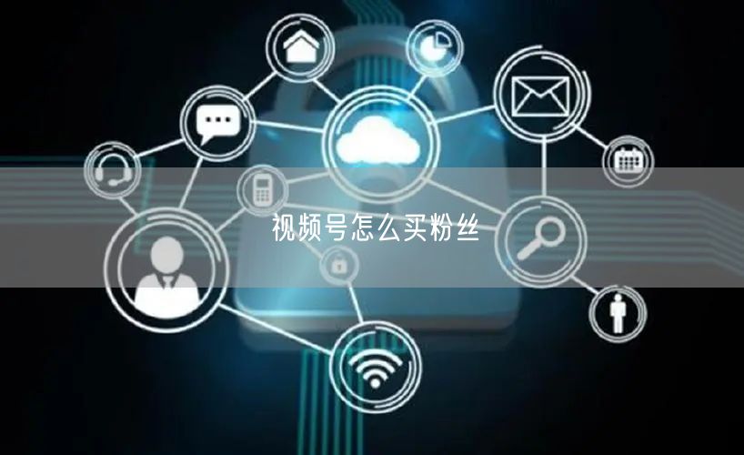 视频号怎么买粉丝